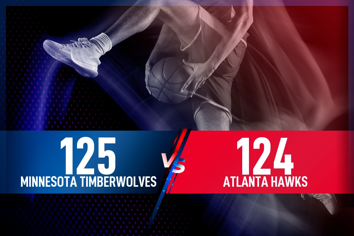 Minnesota Timberwolves - Atlanta Hawks: Resultado, resumen y estadísticas en directo del partido de la NBA