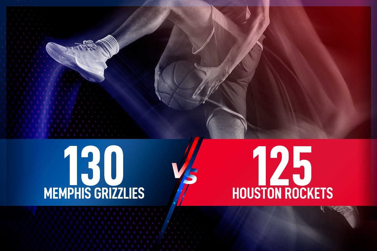 Memphis Grizzlies - Houston Rockets: Resultado, resumen y estadísticas en directo del partido de la NBA