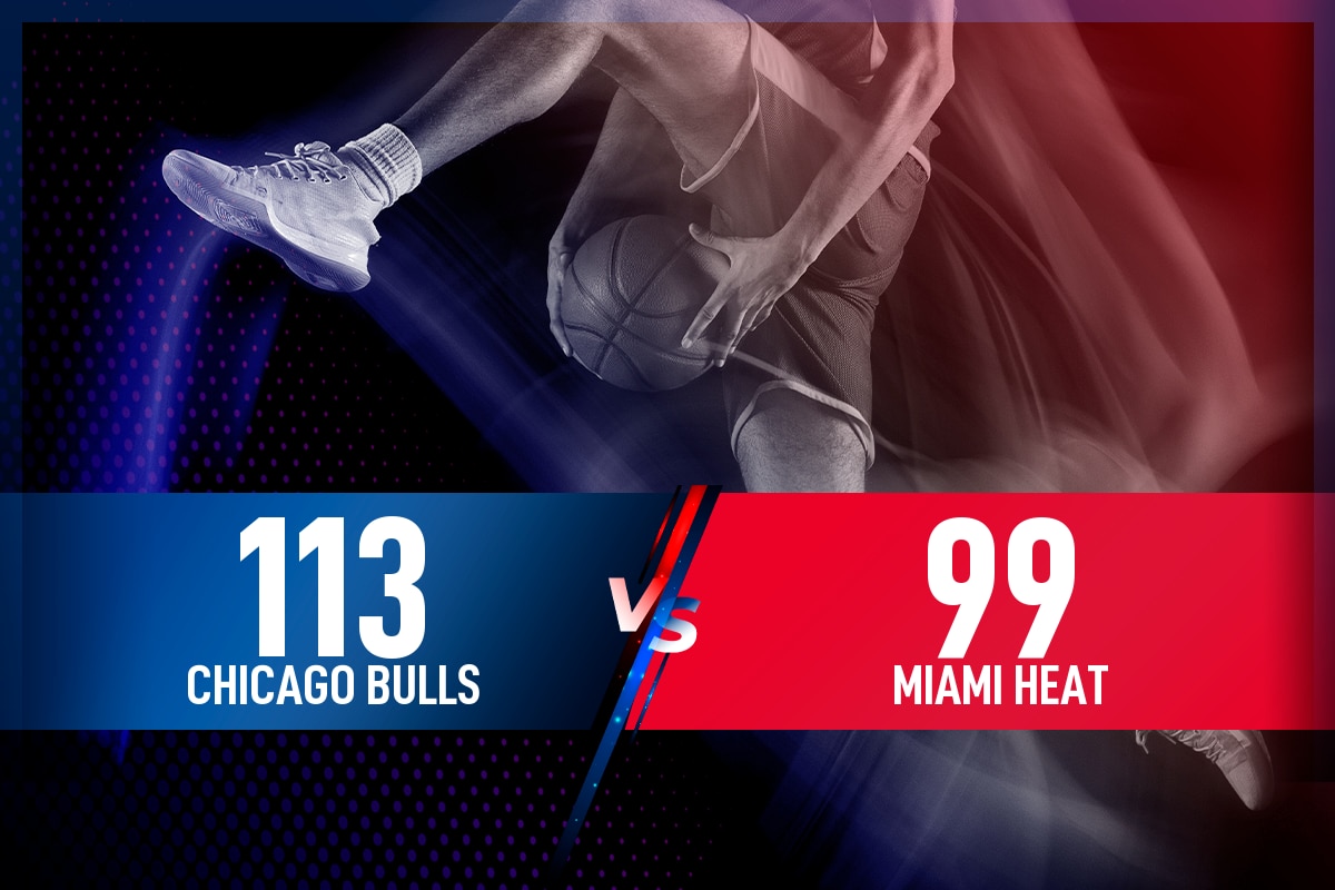 Chicago Bulls - Miami Heat: Resultado, resumen y estadísticas en directo del partido de la NBA