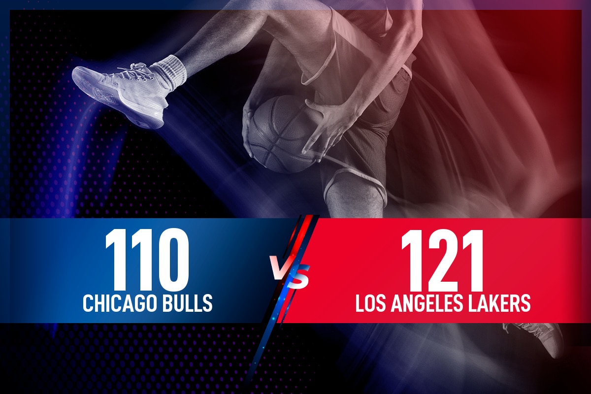 Chicago Bulls - Los Angeles Lakers: Resultado, resumen y estadísticas en directo del partido de la NBA