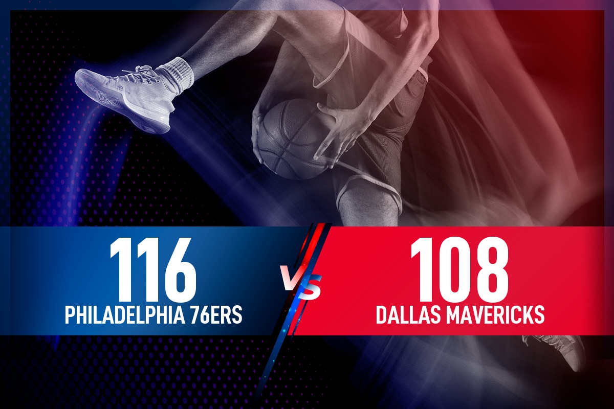 Philadelphia 76ers - Dallas Mavericks: Resultado, resumen y estadísticas en directo del partido de la NBA