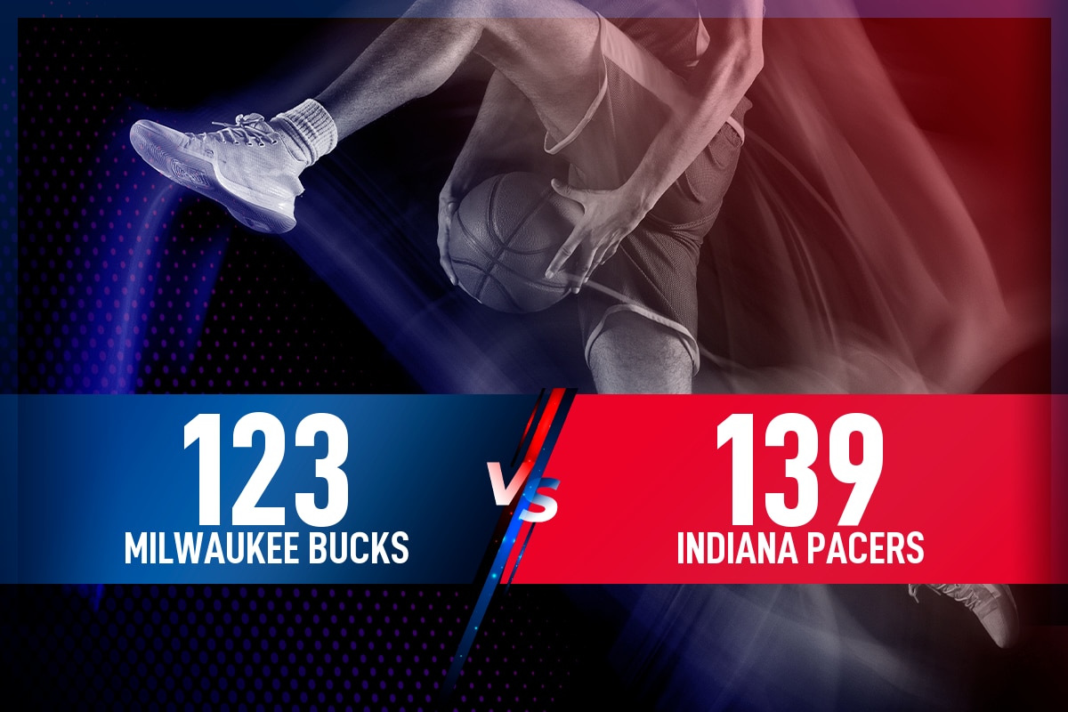 Milwaukee Bucks - Indiana Pacers: Resultado, resumen y estadísticas en directo del partido de la NBA