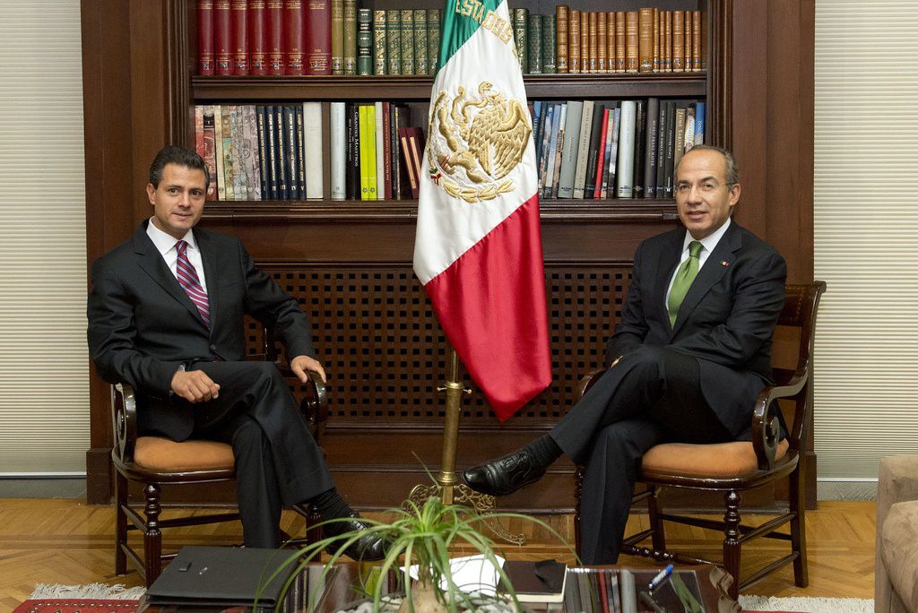 Felipe Calderón le compró el avión a Enrique Peña Nieto (Foto: Presidencia de México)