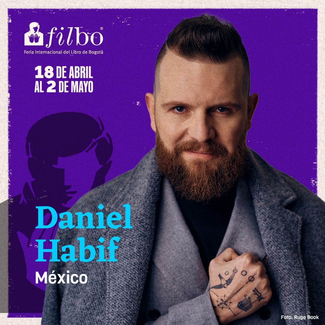 Daniel Habif es uno de los invitados a los que hay seguirle la pista en la FILBo 2023. FILBo/Instagram.