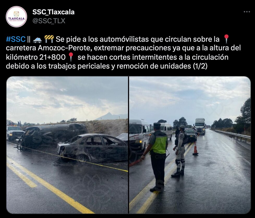 Accidentes Amozoc-Perote