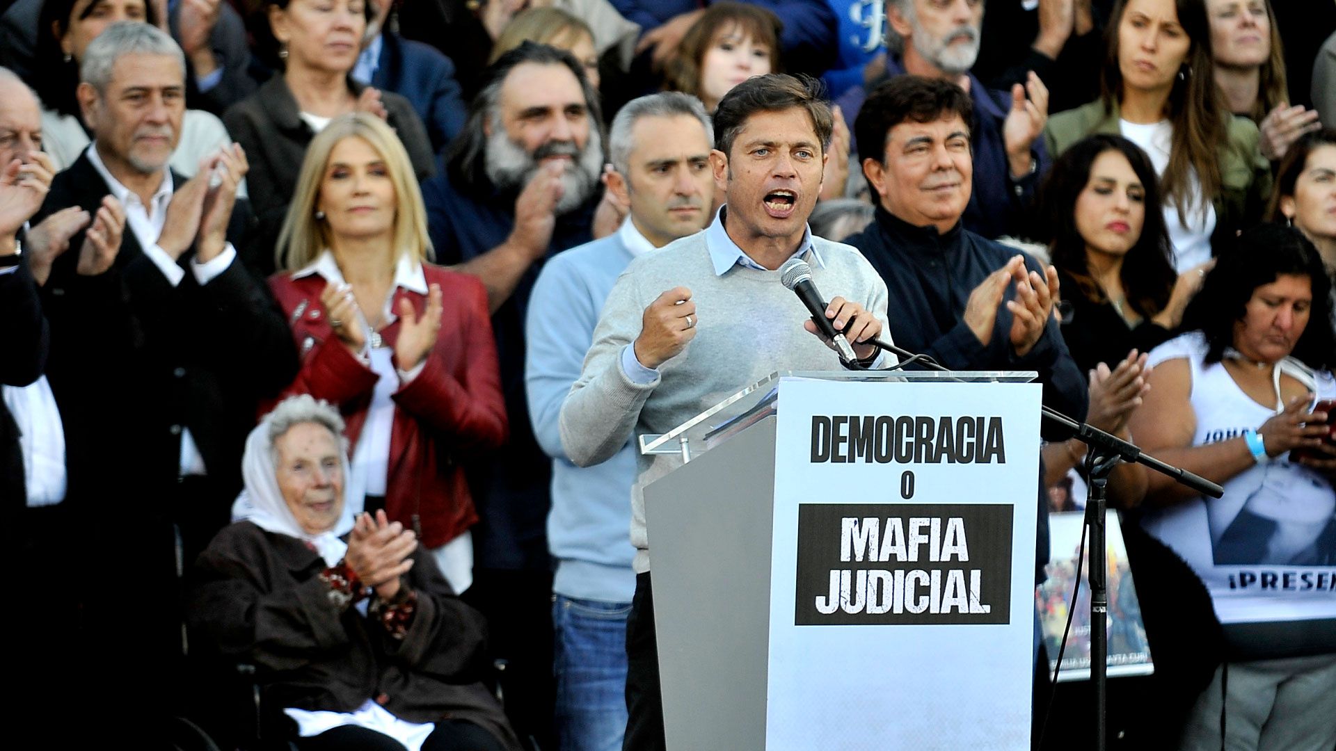 Marcha a tribunales por Cristina Kirchner - Axel Kicillof